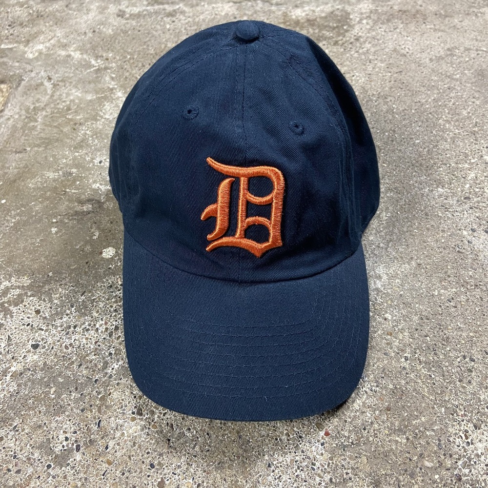 Fan Favorite Detroit Tigers Cap Strap Back Adjustable Blue MLB Baseball Logo